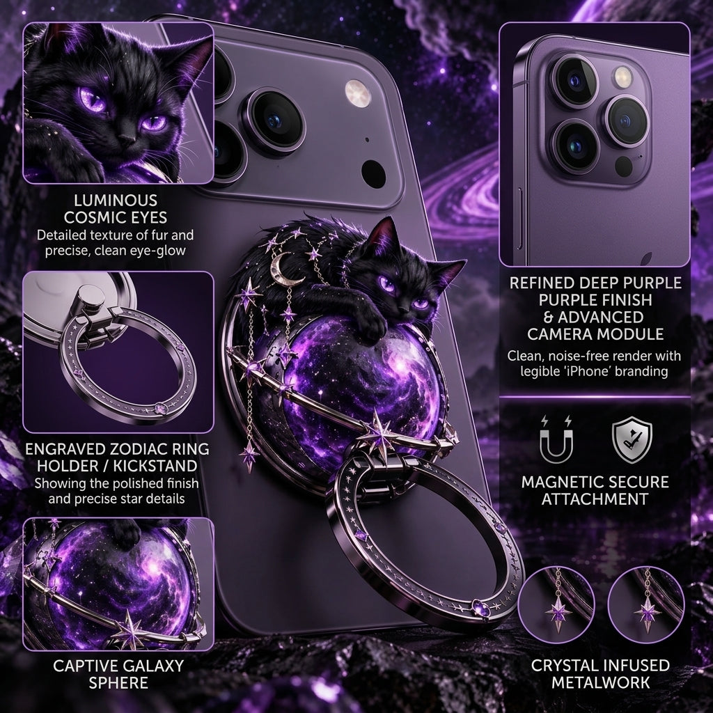 Vorzqeli Dark Fantasy Graphic Phone Stand, Creative Desk Accessory