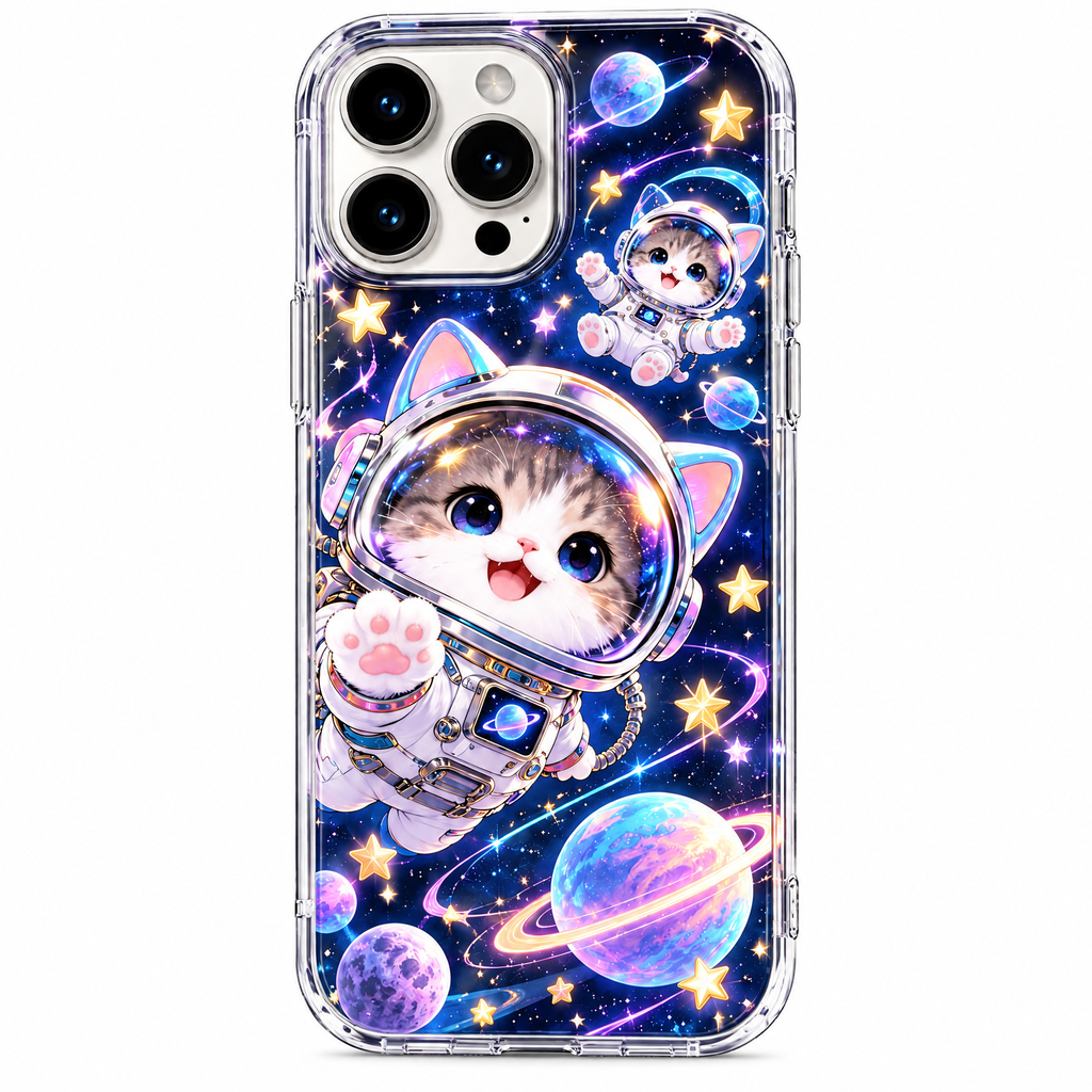 Vorzqeli Purple Fantasy Art Pattern Phone Case, Romantic Aesthetic Shell