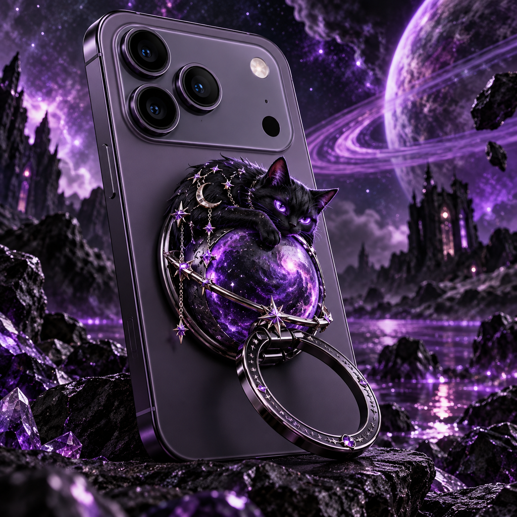 Vorzqeli Dark Fantasy Graphic Phone Stand, Creative Desk Accessory