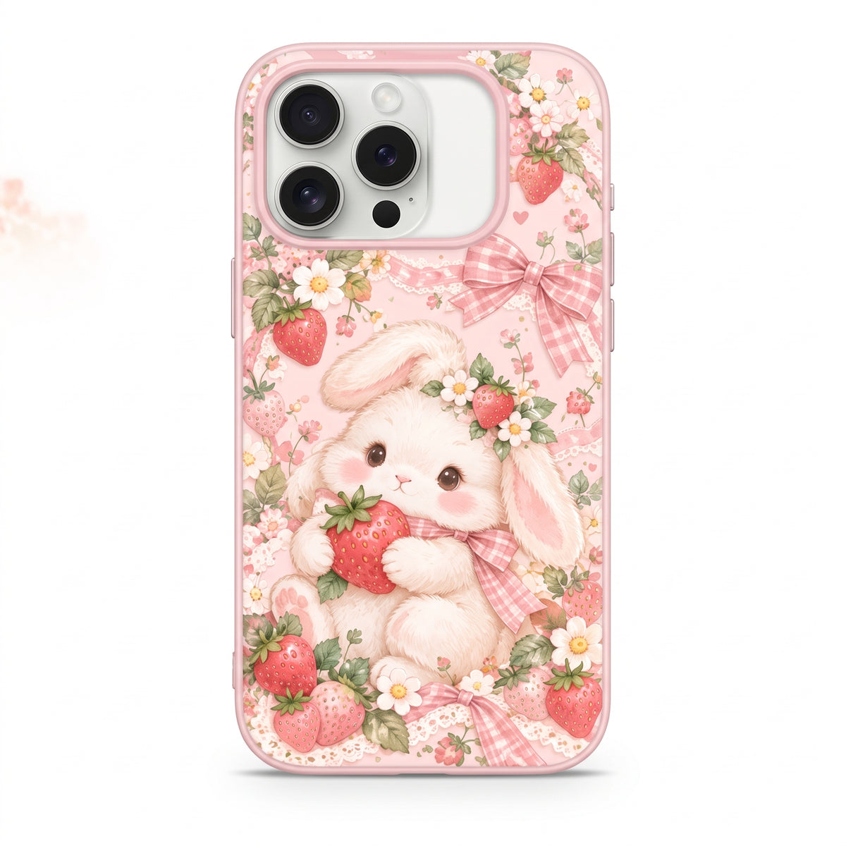 Vorzqeli Blue Fantasy Floral Print Phone Case, Elegant Dreamy Protective Cover