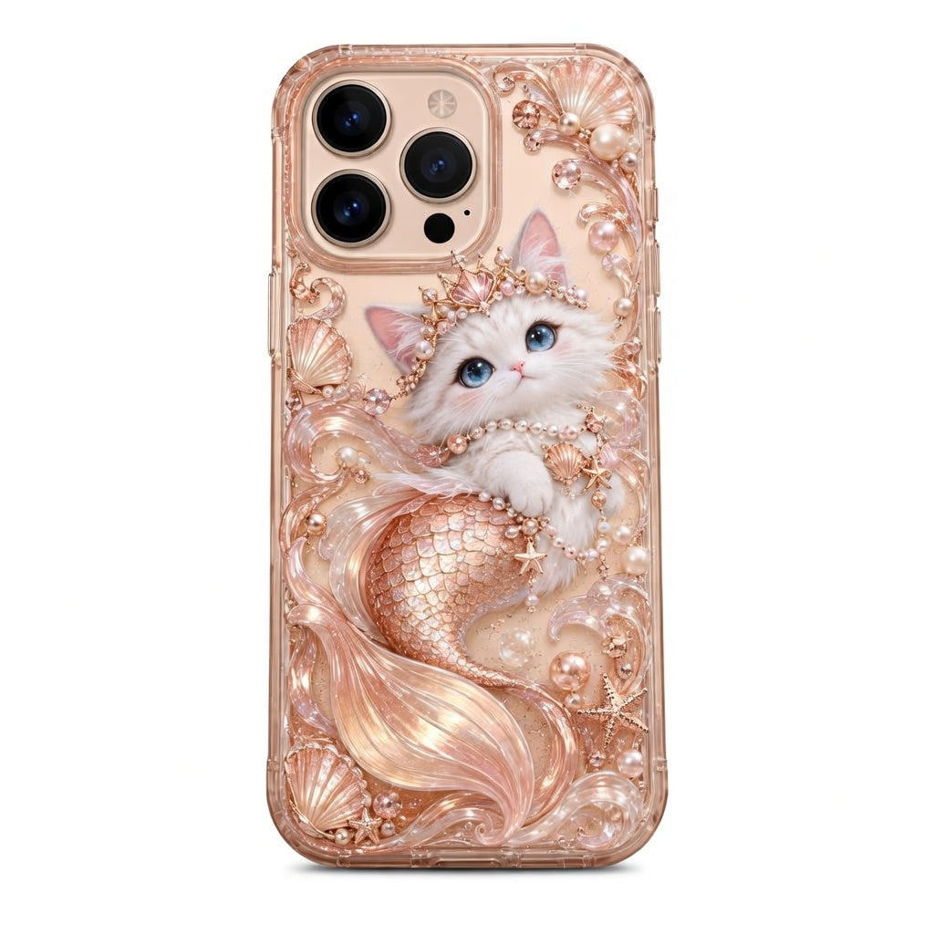 Vorzqeli Lavender Floral Watercolor Phone Case, Soft Dream Art Shell