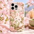 Vorzqeli Lavender Floral Watercolor Phone Case, Soft Dream Art Shell