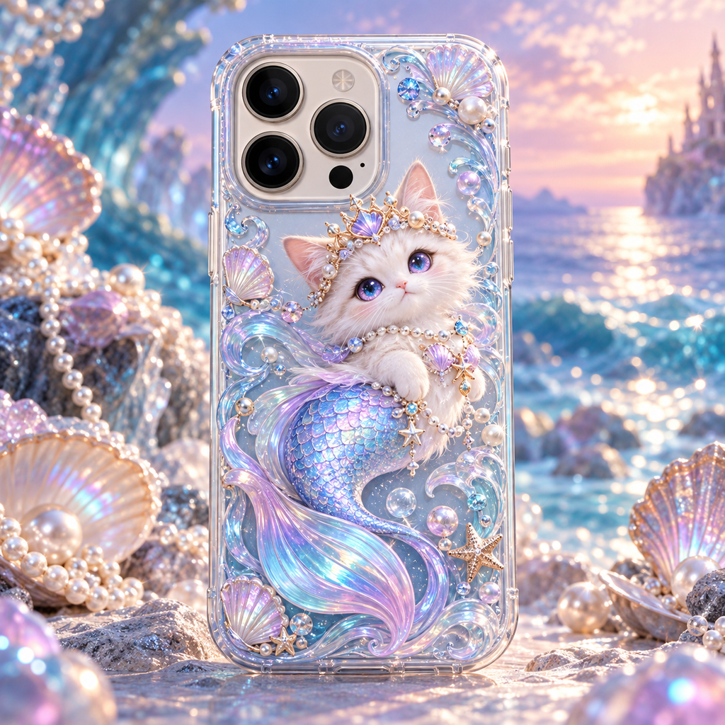 Vorzqeli Lavender Floral Watercolor Phone Case, Soft Dream Art Shell