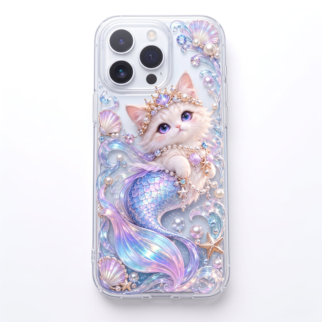 Vorzqeli Lavender Floral Watercolor Phone Case, Soft Dream Art Shell