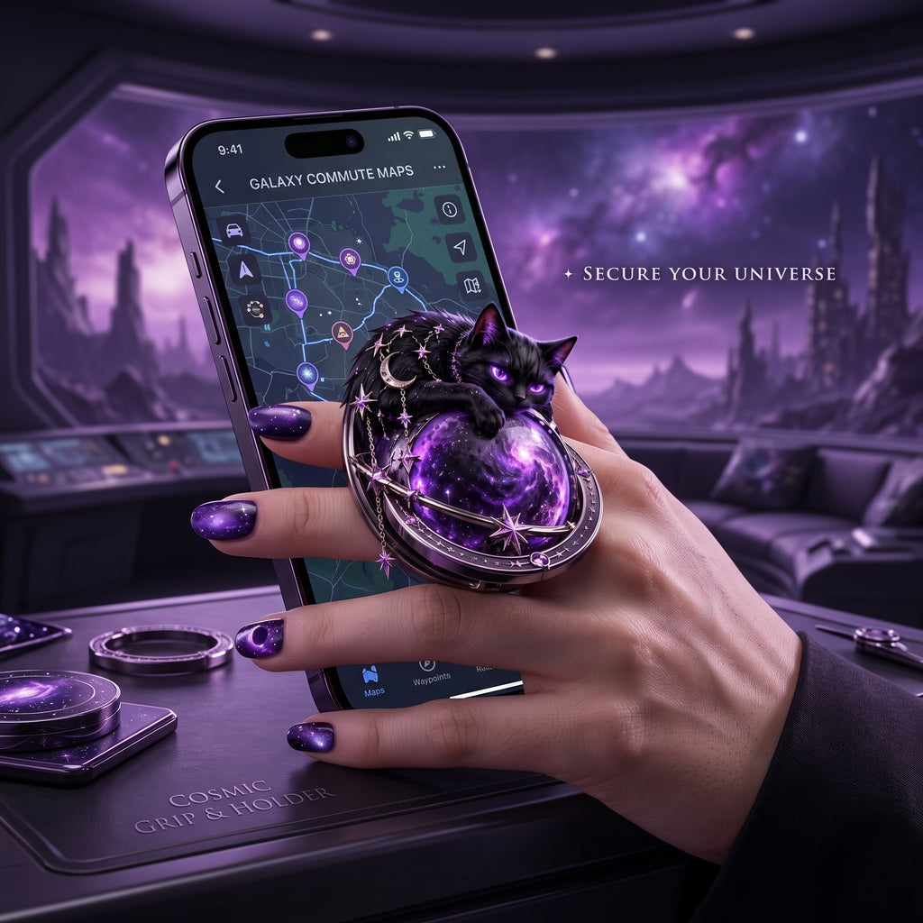 Vorzqeli Dark Fantasy Graphic Phone Stand, Creative Desk Accessory
