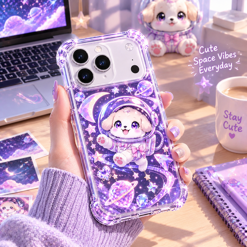 Vorzqeli Adorable Animal Illustration Phone Case, Whimsy Kawaii Cover